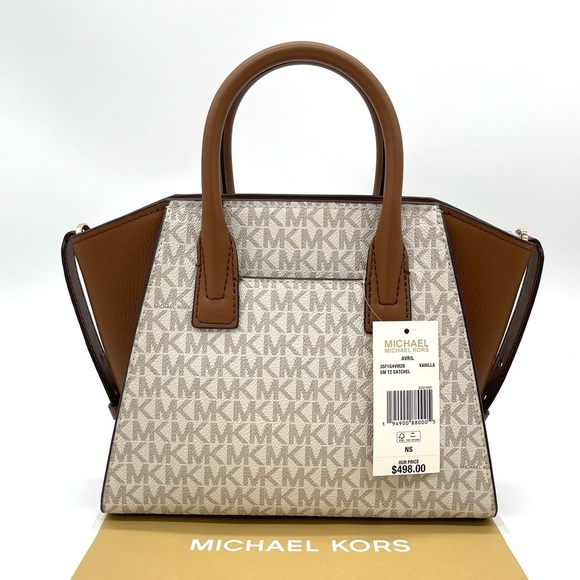 Michael Kors Small Avril’s Satchel Crossbody Top Zip Bag - Picture 6 of 9
